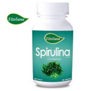 SPIRULINA 100 CÁPSULAS FITOSANA-TIENDA BIOCENTRO LIMA PERÚ