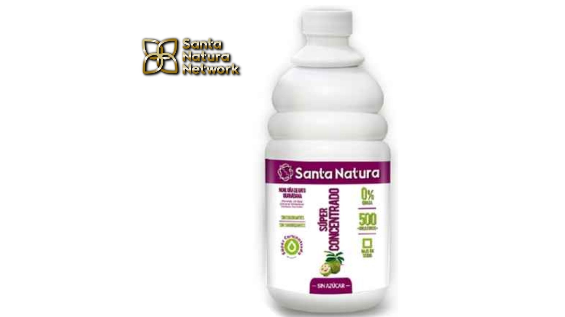 SUPER CONCENTRADO GUANABANA 500mL SANTA NATURA-TIENDA BIOCENTRO LIMA PERÚ –  BIOCENTRO PERÚ