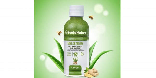 MIEL DE ABEJAS, SÁBILA, KIÓN, PROPÓLEOS, MUÑA  200g SANTA NATURA-TIENDA BIOCENTRO LIMA PERÚ