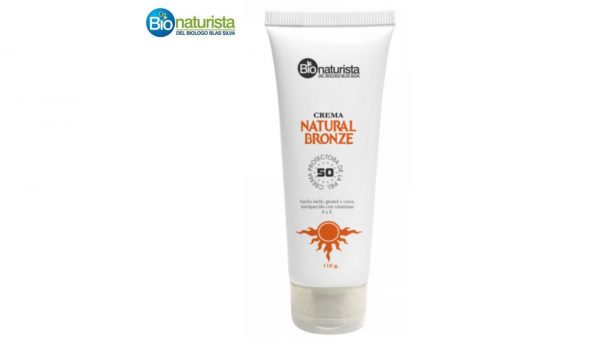 NATURAL BRONZE CREMA PROTECTORA 110g BIONATURISTA-TIENDA BIOCENTRO LIMA PERÚ