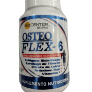 OSTEOFLEX-6 FRASCO 100 CÁPSULAS BIOCENTER- TIENDA BIOCENTRO LIMA PERÚ