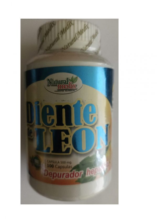 DIENTE DE LEON FRASCO 100 CÁPSULAS NATURAL MEDIX- TIENDA BIOCENTRO LIMA PERÚ