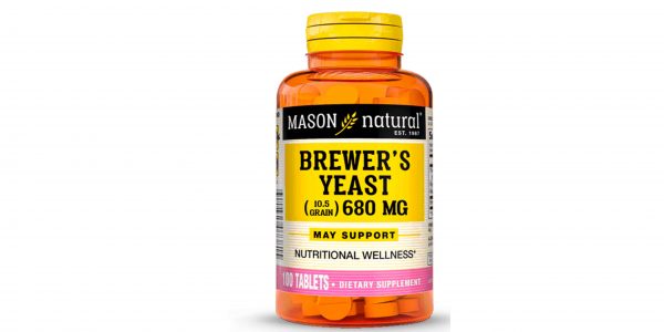 BREWERS YEAST(LEVADURA DE CERVEZA)680mg FRASCO 100 TABLETAS MASON NATURAL- TIENDA BIOCENTRO LIMA PERÚ