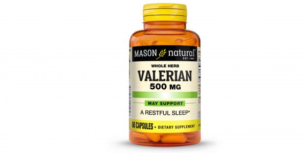VALERIANA 500mg FRASCO 60 CÁPSULAS MASON NATURAL-TIENDA BIOCENTRO LIMA PERÚ