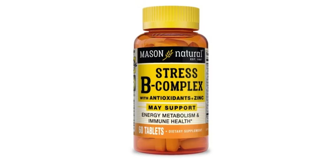 STRESS FÓRMULA B COMPLEX WITH ANTIOXIDANT +ZINC FRASCO 60 TABLETAS ...