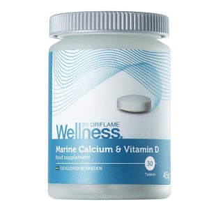 CALCIO MARINO +VITAMINA D FRASCO 30 CÁPSULAS WELLNESS- TIENDA BIOCENTRO LIMA PERÚ