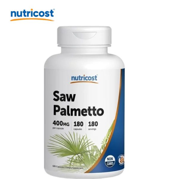 SAW PALMETTO FRASCO 180 CÁPSULAS NUTRICOST- TIENDA BIOCENTRO LIMA PERÚ