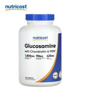 GLUCOSAMINE WITH CHONDROITIN & MSM FRASCO 240 TABLETAS NUTRICOST - TIENDA BIOCENTRO LIMA PERÚ