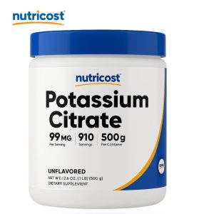 POTASSIUM CITRATE FRASCO 500g NUTRICOST- TIENDA BIOCENTRO LIMA PERÚ