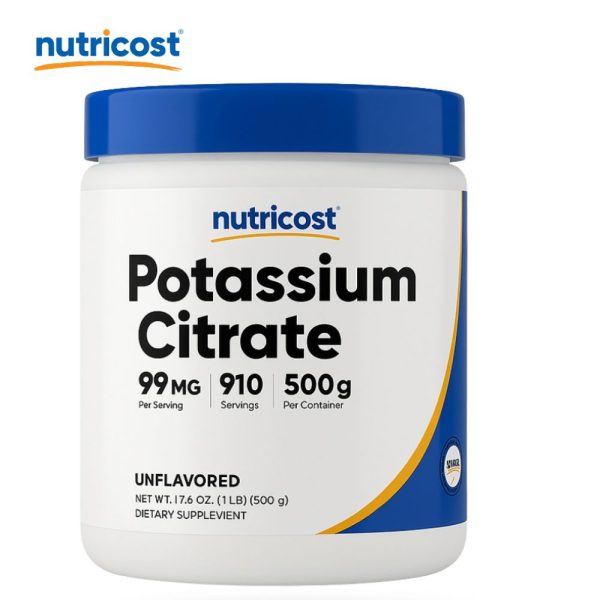 POTASSIUM CITRATE FRASCO 500g NUTRICOST- TIENDA BIOCENTRO LIMA PERÚ