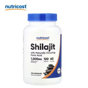 SHILAJIT 1000mg FRASCO 120 CÁPSULAS NUTRICOST- TIENDA BIOCENTRO LIMA PERÚ