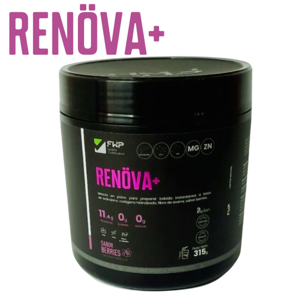 COLÁGENO RENOVA+ CON BIOPEPTIDOS ACTIVOS FRASCO 315g - TIENDA BIOCENTRO LIMA PERÚ